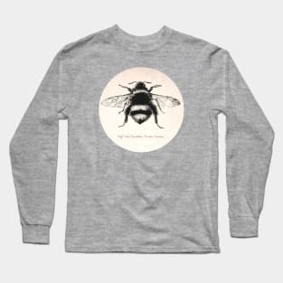 Victorian BumbleBee illustration Long Sleeve T-Shirt